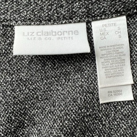 LIZ CLAIBORNE PETITE ZIPPERED JACKET - SIZE 4 - Picture 3 of 5